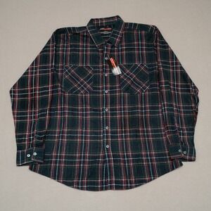 Vintage Deadstock 80s 90s Streetline USA JCPennys Print Flannel Mens L